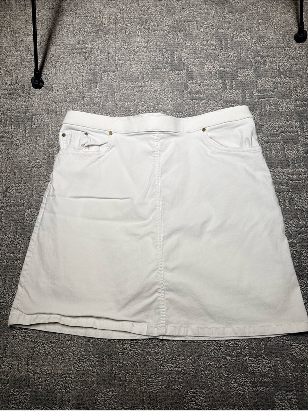 hearts of palm White A-Line Skirt 14